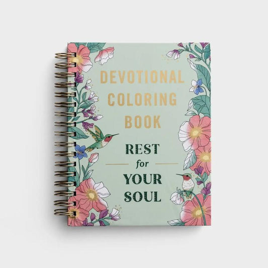 Rest for Your Soul: Devotional Coloring Book for Adults – Bible Verse Meditation Art, Mindfulness Activity Book, Christian Gift for Relaxation & Peace